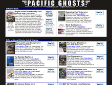 Tablet Screenshot of pacificghosts.com